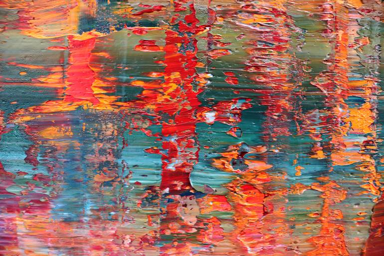 Original Abstract Nature Painting by Koen Lybaert