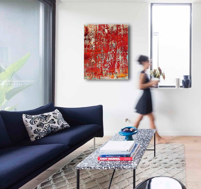 Original Abstract Expressionism Abstract Painting by Koen Lybaert