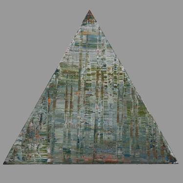 Saatchi Art Artist Koen Lybaert; Painting, “Equilateral triangle II [Abstract N°2679]” #art