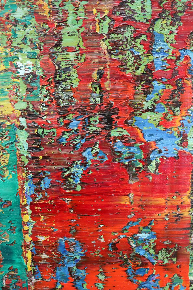 Original Abstract Nature Painting by Koen Lybaert