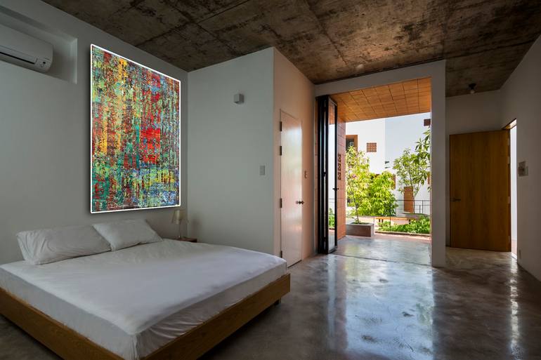 Original Abstract Nature Painting by Koen Lybaert