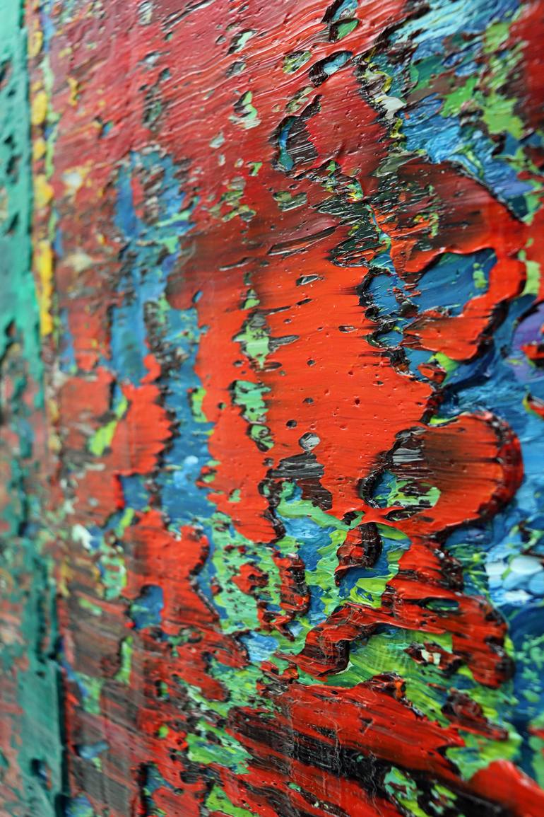 Original Abstract Nature Painting by Koen Lybaert