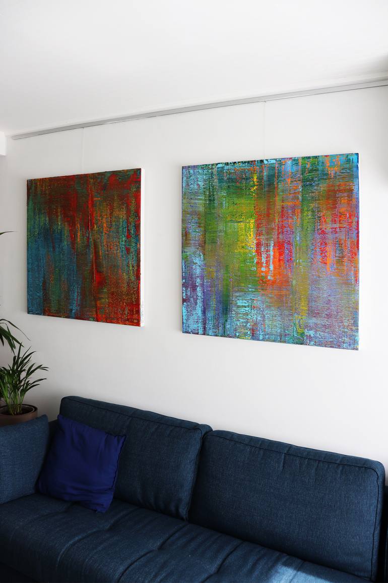 Original Abstract Expressionism Abstract Painting by Koen Lybaert