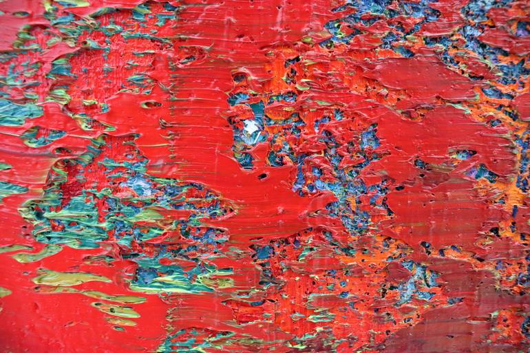 Original Abstract Expressionism Abstract Painting by Koen Lybaert