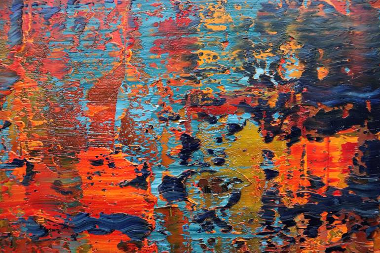 Original Abstract Painting by Koen Lybaert