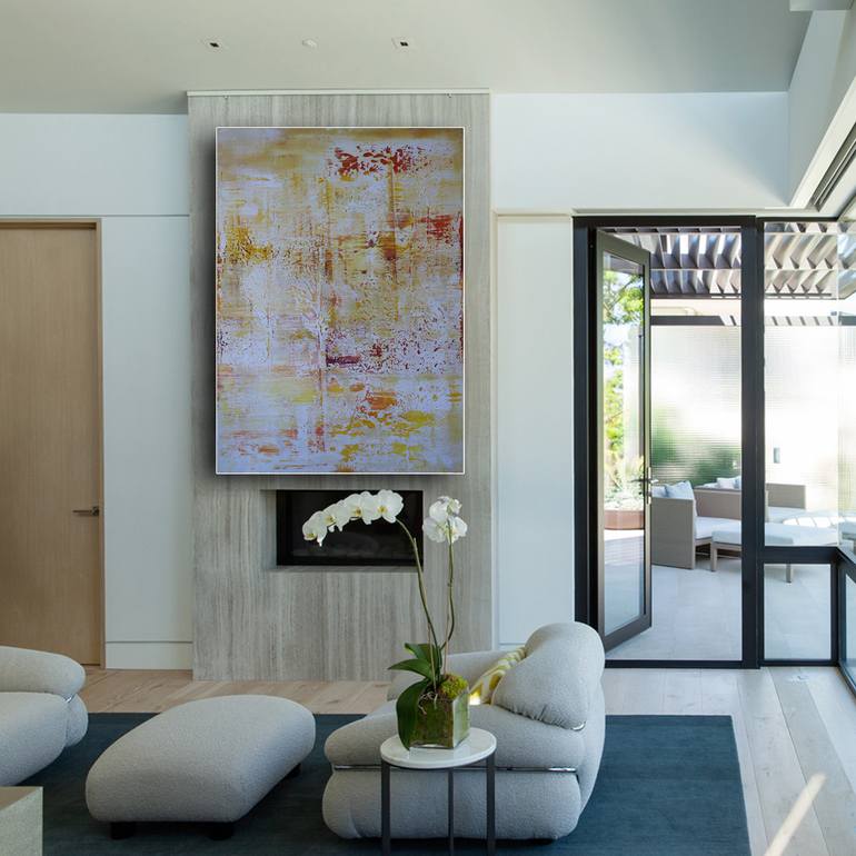 Original Abstract Expressionism Abstract Painting by Koen Lybaert
