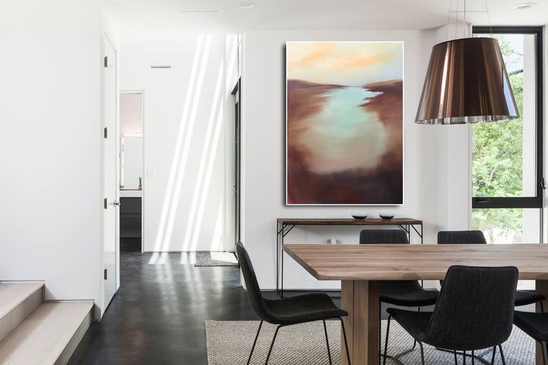 Original Abstract Landscape Painting by Koen Lybaert