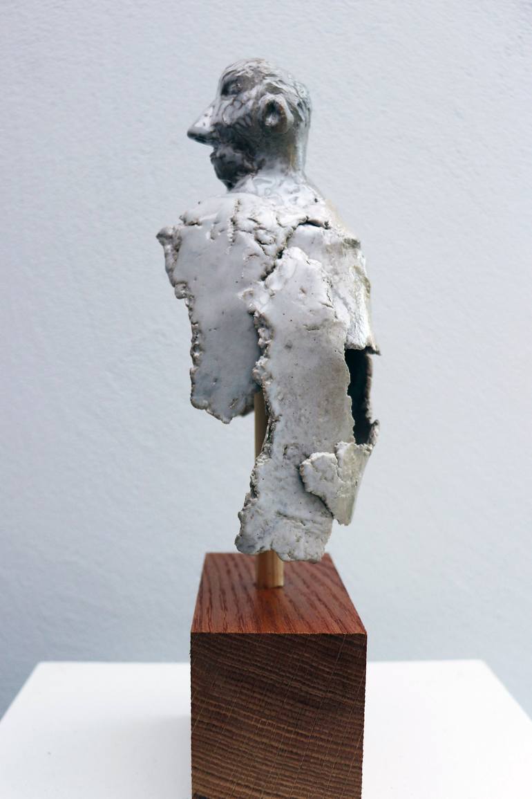 Original Abstract Expressionism Men Sculpture by Koen Lybaert