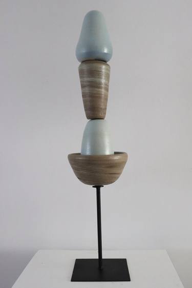 Ceramic sculpture tower N°03 thumb