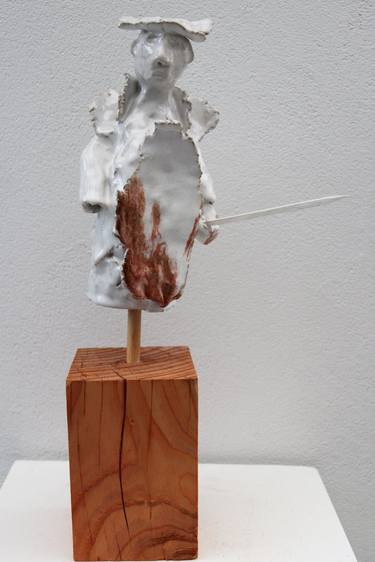 Original Abstract Men Sculpture by Koen Lybaert