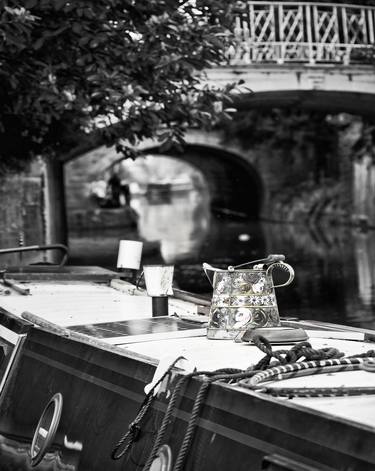 Narrowboat at Sydney Gardens, Bath - Limited Edition of 13 thumb