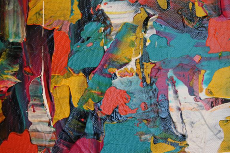 Original Abstract Expressionism Abstract Painting by C L Brode