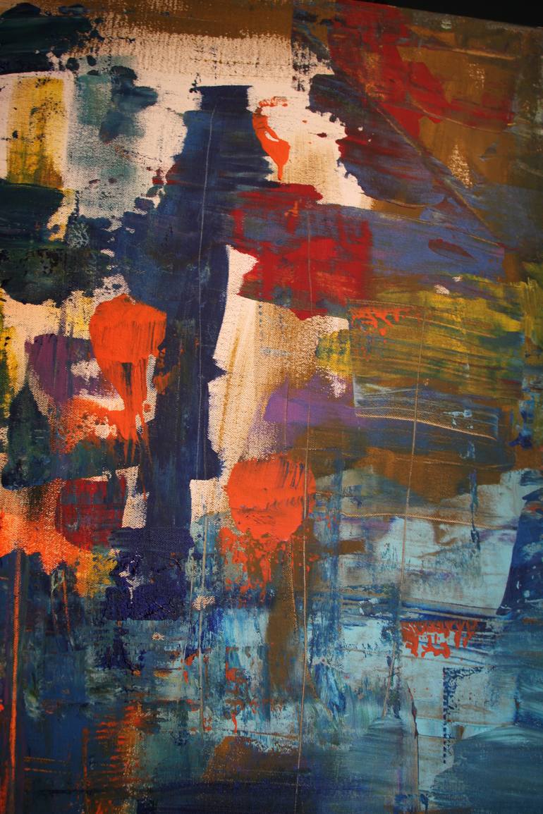 Original Abstract Expressionism Abstract Painting by C L Brode