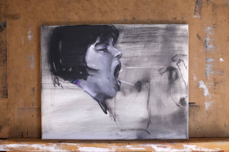 Original Figurative People Painting by Patrick Aaron Stromme