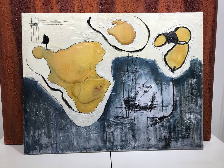Original Abstract Painting by Modest Sala