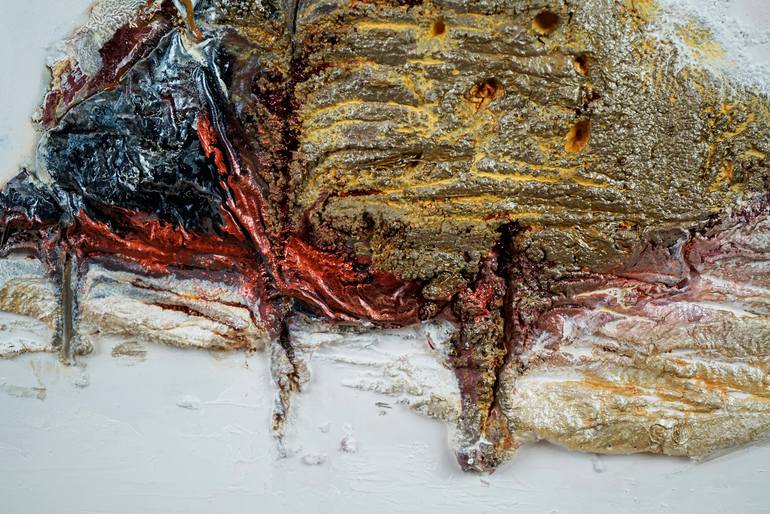 Original Abstract Expressionism Abstract Painting by Modest Sala