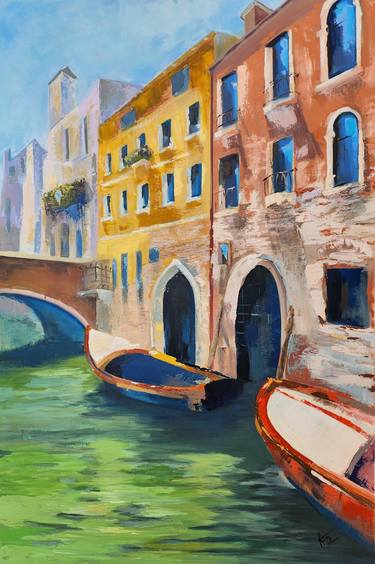 Print of Fine Art Cities Paintings by Ksenija Pronina