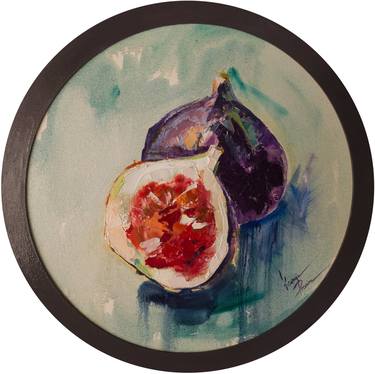 Original Expressionism Food & Drink Paintings by Ksenija Pronina