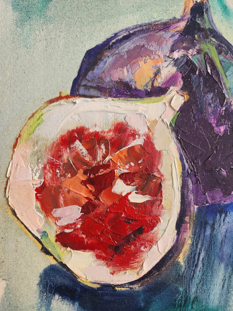 Original Expressionism Food & Drink Painting by Ksenija Pronina