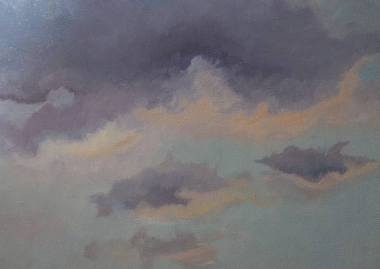 Original Impressionism Seascape Painting by Ksenija Pronina