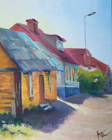 Original Fine Art Rural life Paintings by Ksenija Pronina