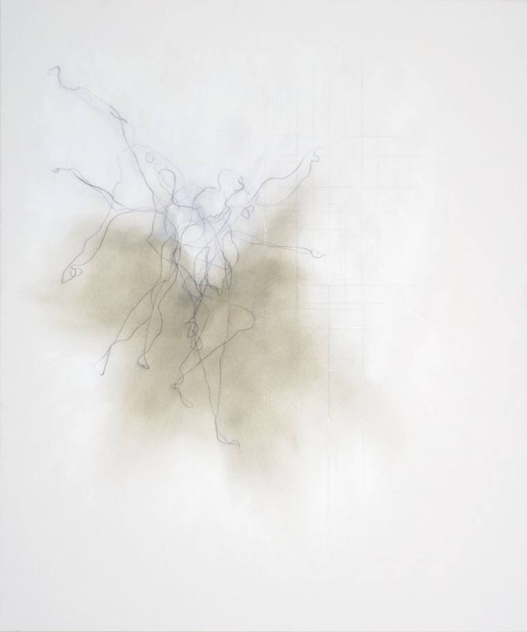 Original Abstract Nude Drawing by Julie Brixey-Williams