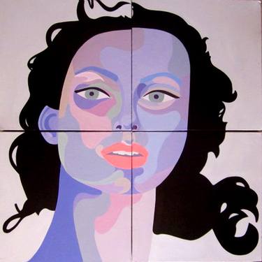 Print of Pop Art Portrait Paintings by christina christofi