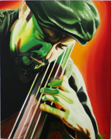 Original Portraiture Music Painting by Ansel Butler