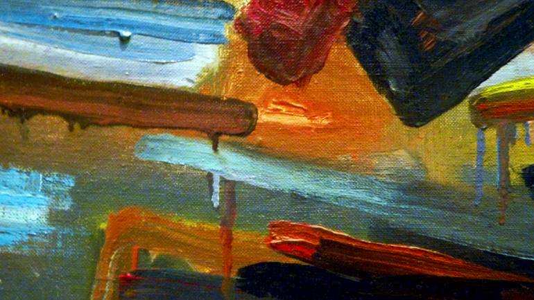 Original Abstract Politics Painting by Ave Igor