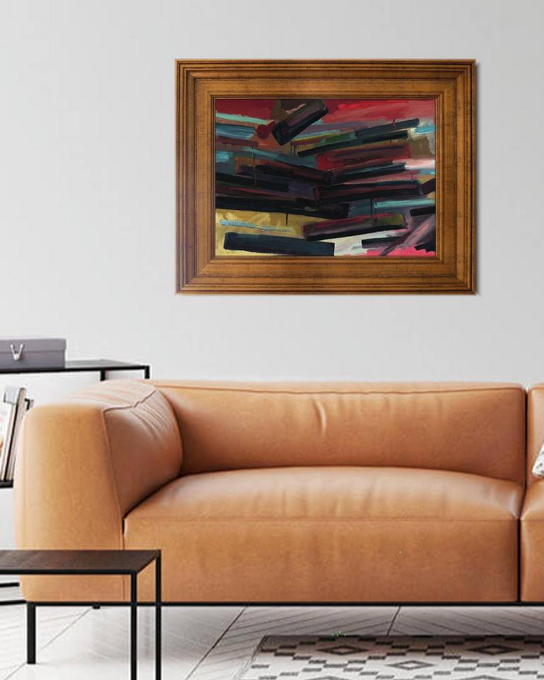 Original Abstract Politics Painting by Ave Igor