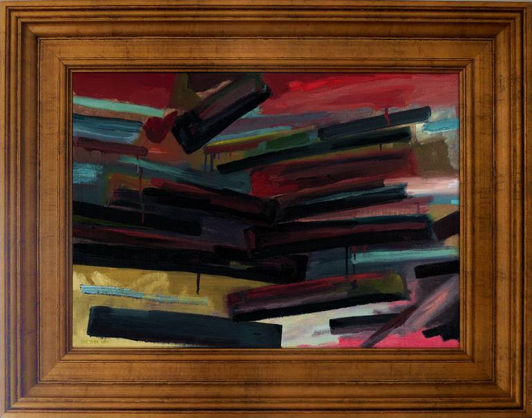 Original Abstract Politics Painting by Ave Igor