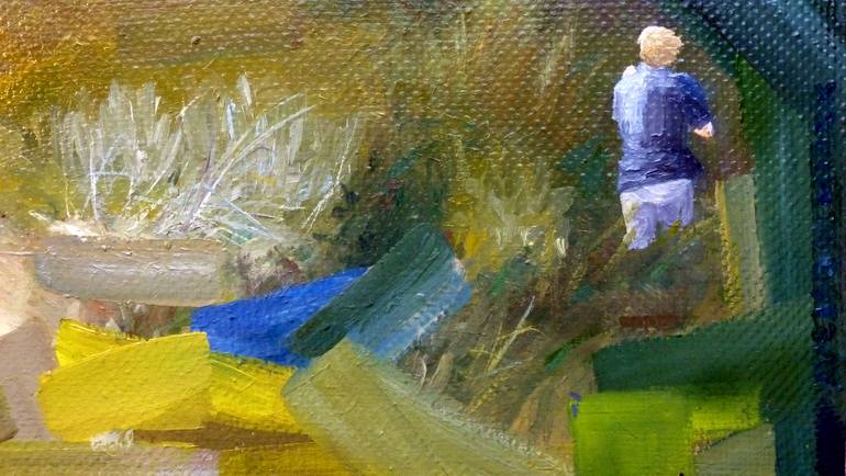 Original Abstract Religion Painting by Ave Igor