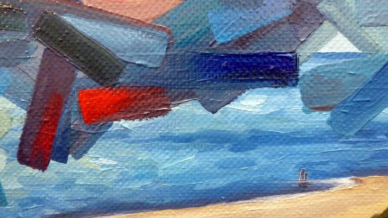 Original Abstract Religion Painting by Ave Igor