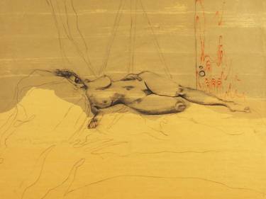 Print of Figurative Nude Drawings by Jessey Jansen