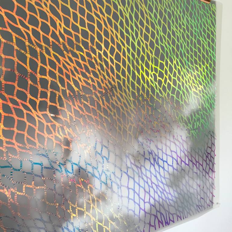 Original Modernism Abstract Collage by Cheryl Sorg