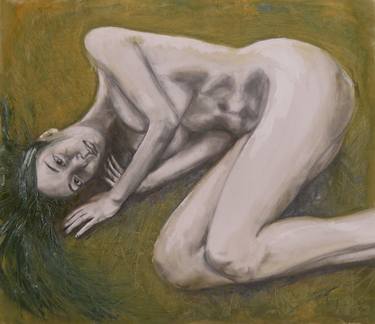 Original Nude Painting by E Agelli