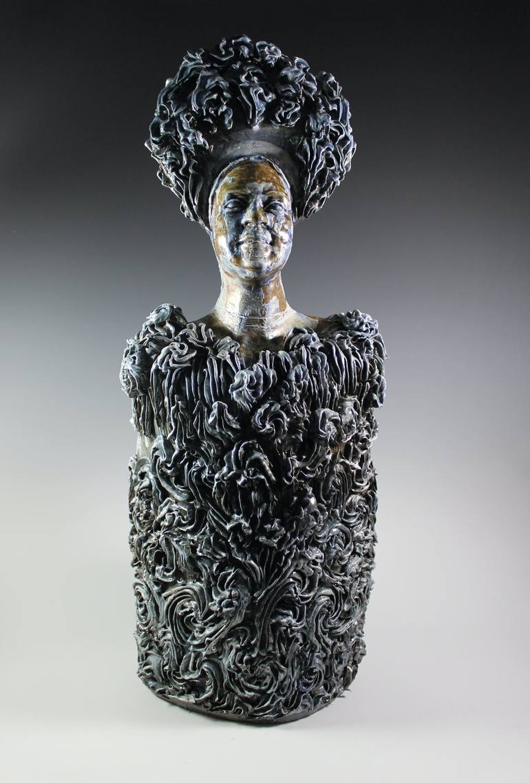 Original Figurative Women Sculpture by Vic Wilson
