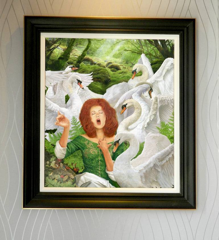 Original Classical mythology Painting by Terry Rushworth