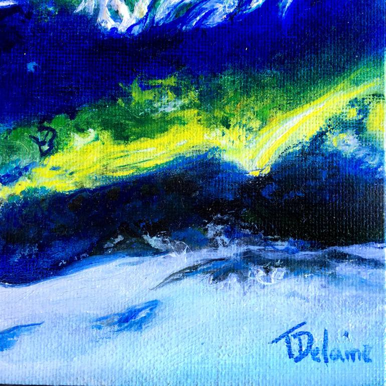 Original Abstract Expressionism Abstract Painting by Théophile DELAINE