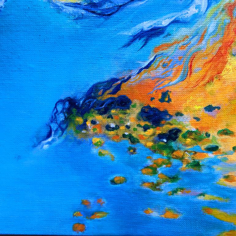 Original Abstract Expressionism Abstract Painting by Théophile Delaine