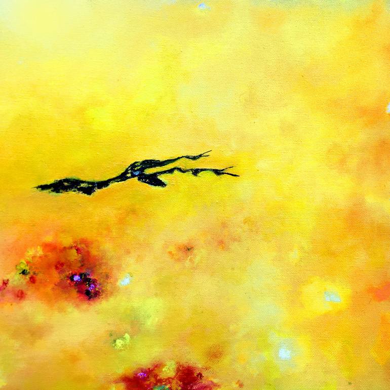 Original Abstract Expressionism Abstract Painting by ThéOphile Delaine