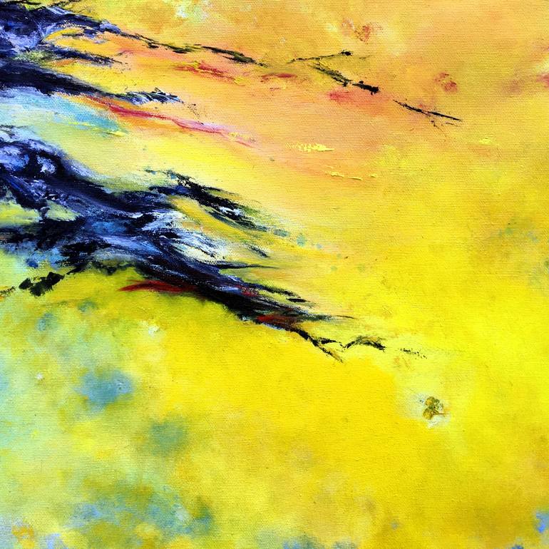 Original Abstract Expressionism Abstract Painting by ThéOphile Delaine