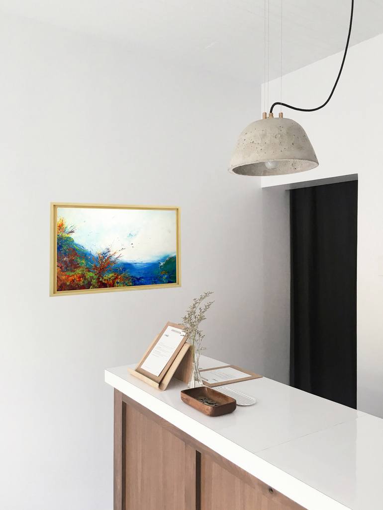 Original Abstract Expressionism Abstract Painting by Théophile Delaine