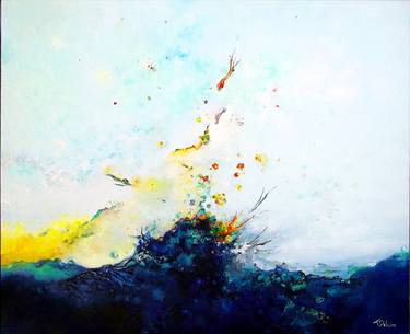 Original Abstract Paintings by Théophile DELAINE