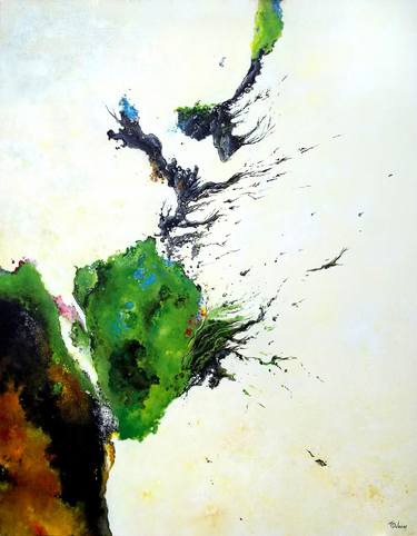 Original Abstract Paintings by Théophile DELAINE