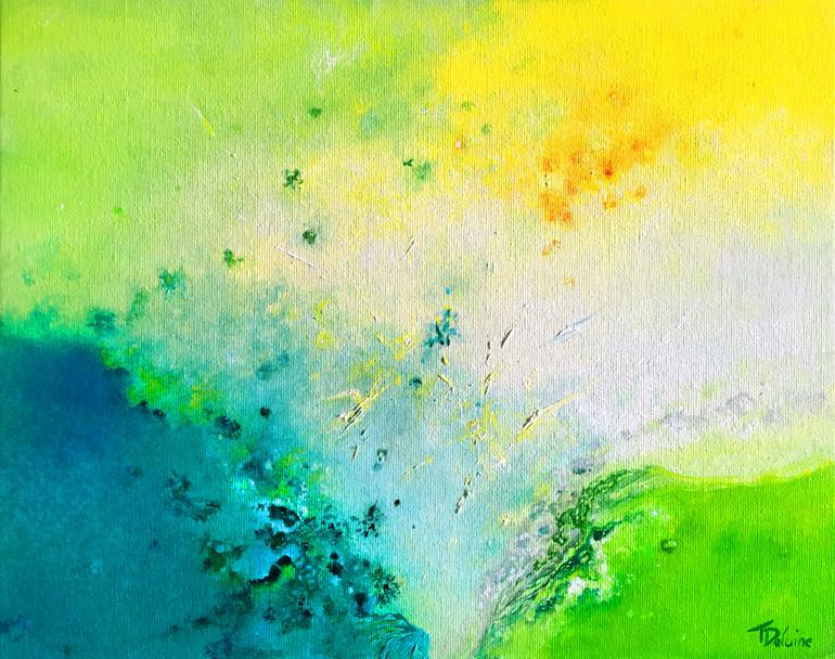 Original Abstract Expressionism Abstract Painting by Théophile Delaine