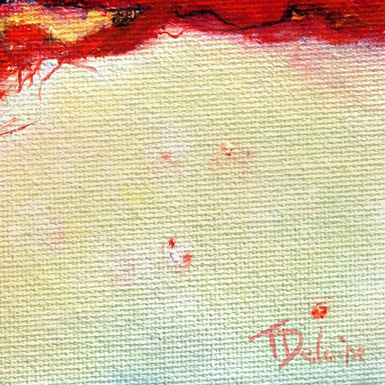 Original Abstract Expressionism Abstract Painting by Théophile DELAINE