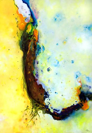 Original Abstract Paintings by Théophile DELAINE