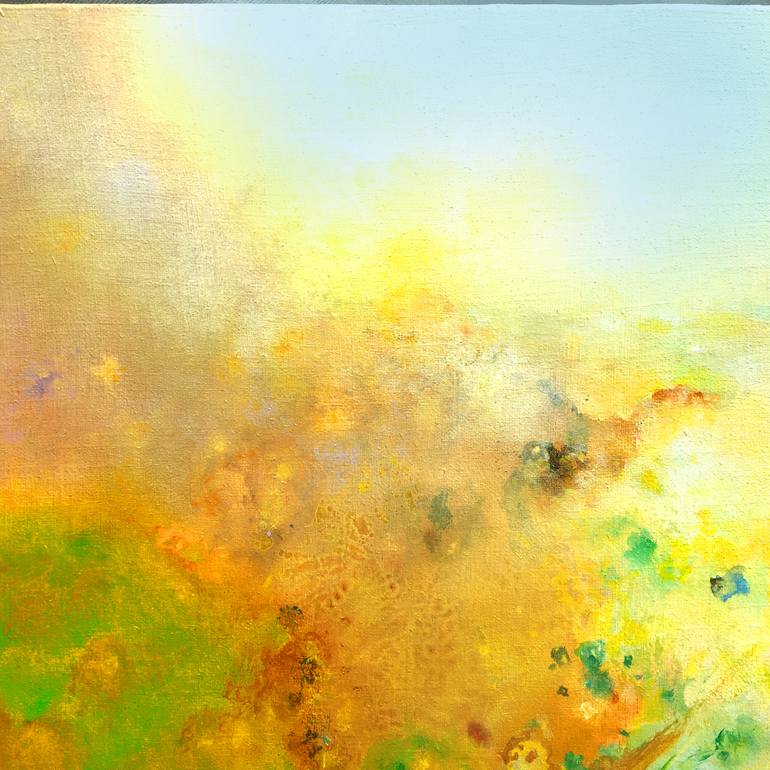 Original Abstract Expressionism Abstract Painting by Théophile Delaine