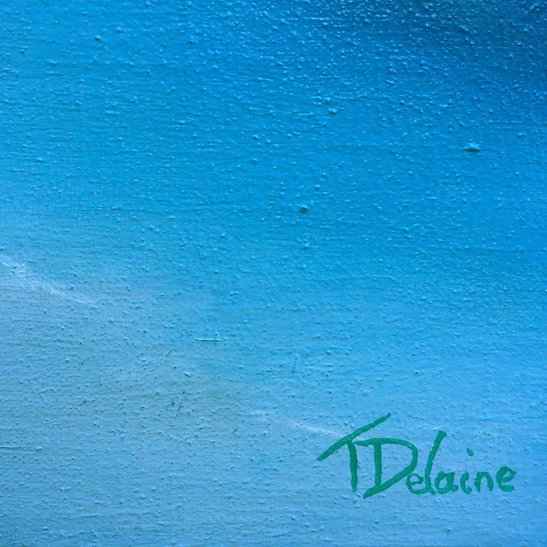 Original Abstract Expressionism Abstract Painting by Théophile Delaine